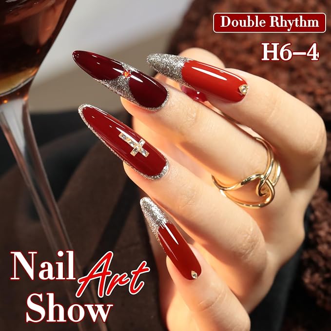 Shimmer Red Burgundy