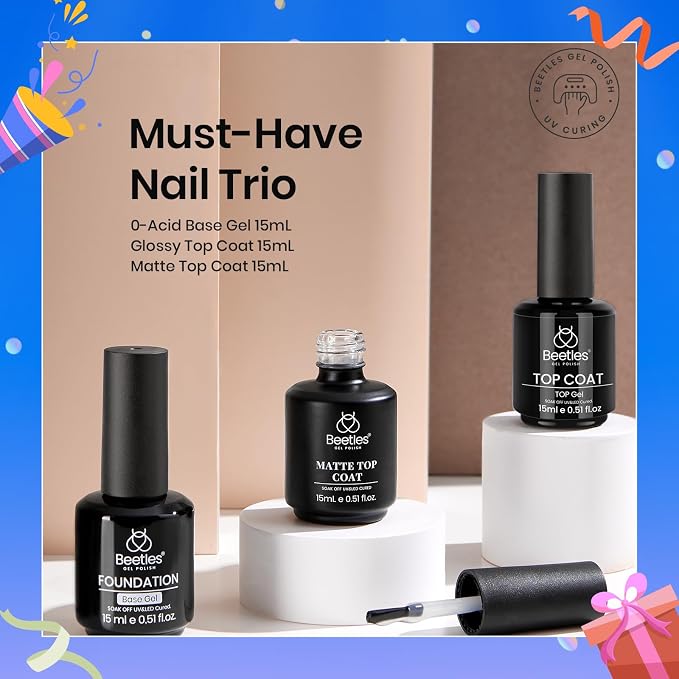 A-Base & Top & Matte | 3pcs 15ml