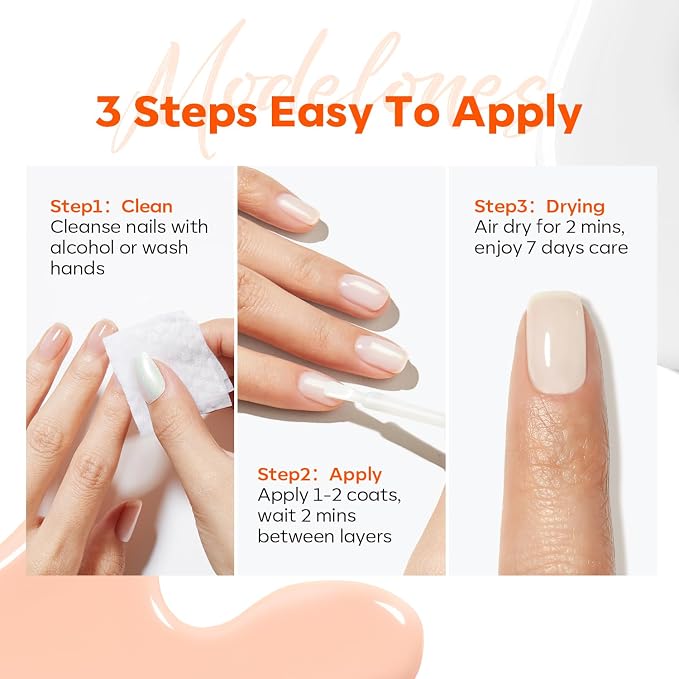 Milky White & Nude Pink