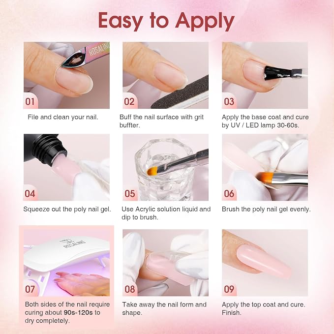 A-20 Color Poly Nail Gel Kit-01