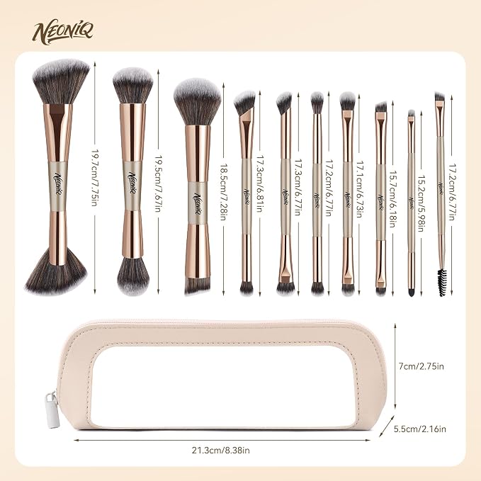 10Pcs-Champagne Gold