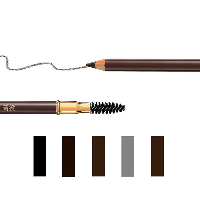 5PCS-Black+Dark Brown+Light Brown+Grey+Brown