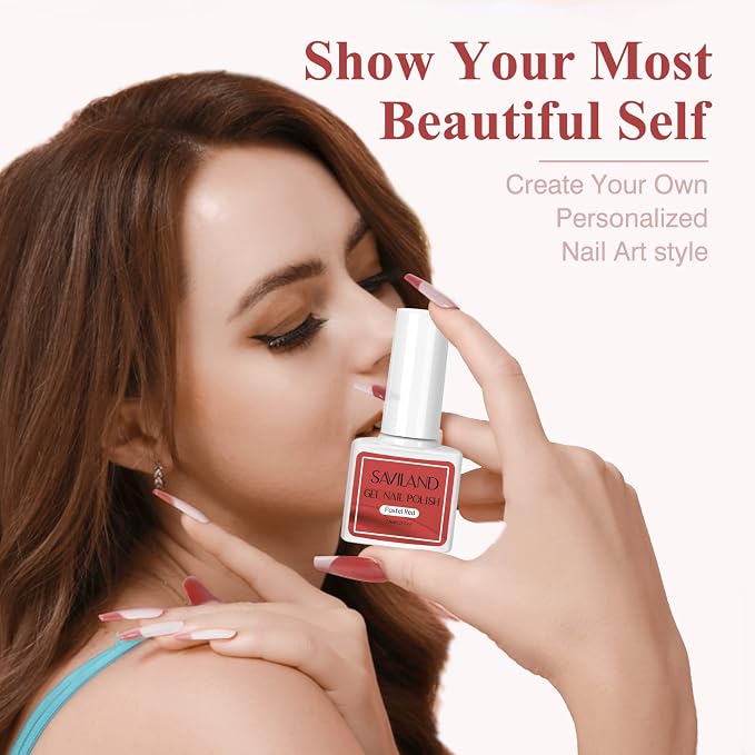 B-42PCS Red Gel Nail Polish Kit