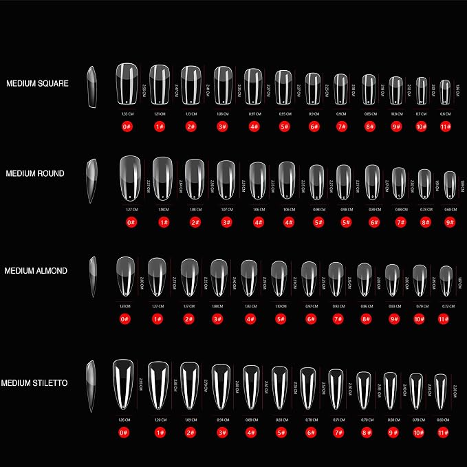 Clear - Short Stiletto