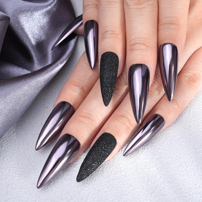 Silvery Black