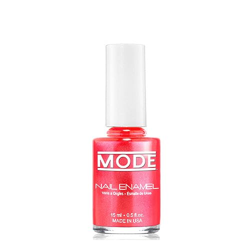 Frosty Flaming Orange-Red Coral Shimmery Frost Pearl - Shade #176