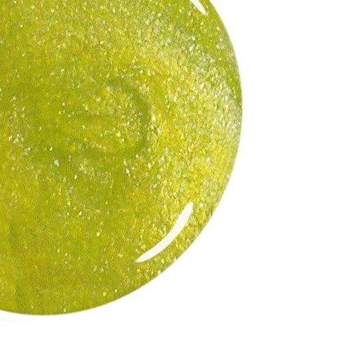 Chartreuse Green Drenched with Shimmering Gold Frost Pearl - Shade #145