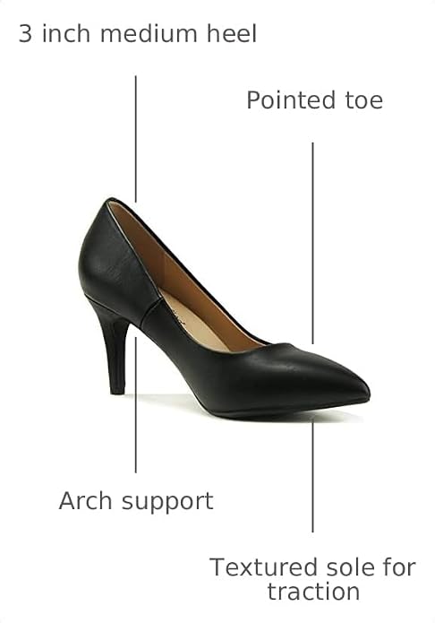 Black Faux Leather
