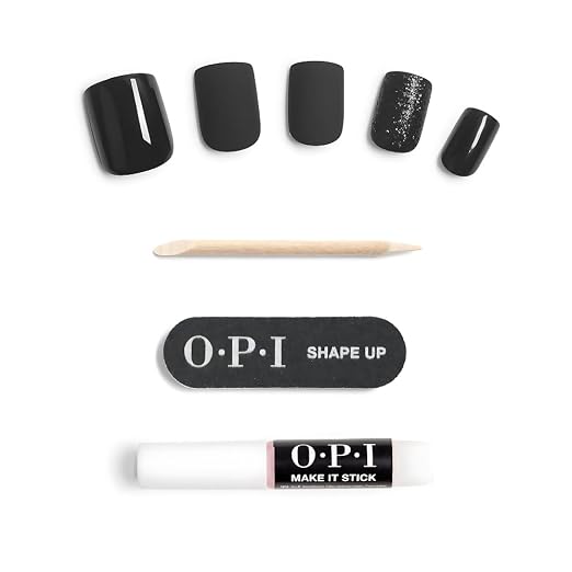 Squoval Black Matte