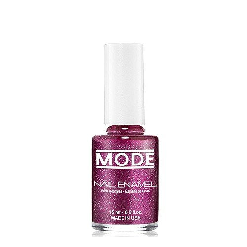 Glittery Plum Berry Shimmering Pearl with Red & Silver Glitter - Shade #168