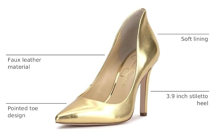 Gold Metallic Nappa Pu