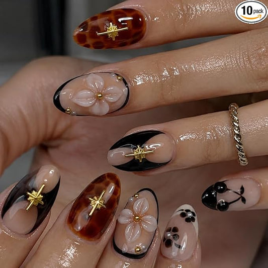 3D Cherries And Flowers