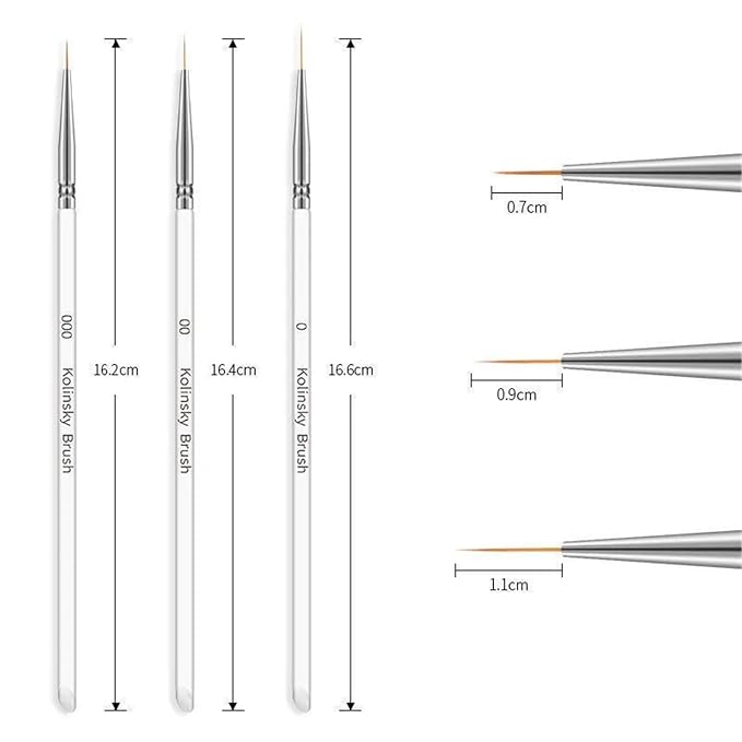 Nail Brush Set 12pcs