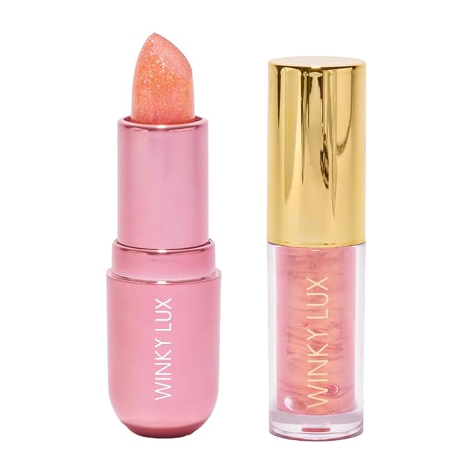 Pink Opal Glimmer Balm & Lip Oil Duo