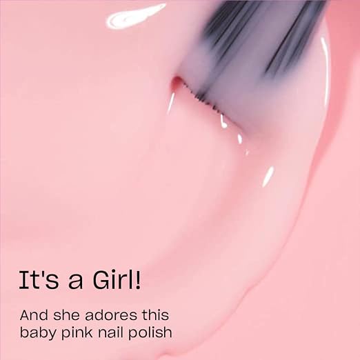 It's a Girl! | Sheer Soft Pink Sheer