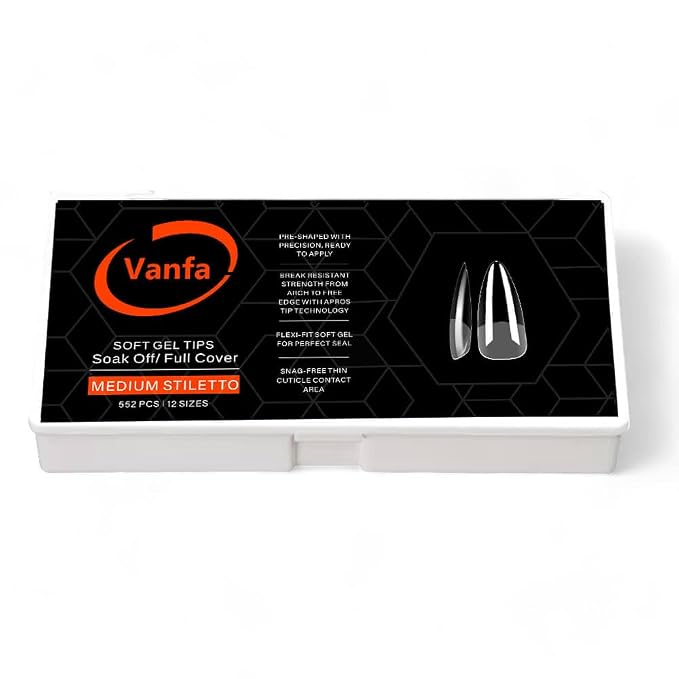 Clear - Medium Stiletto