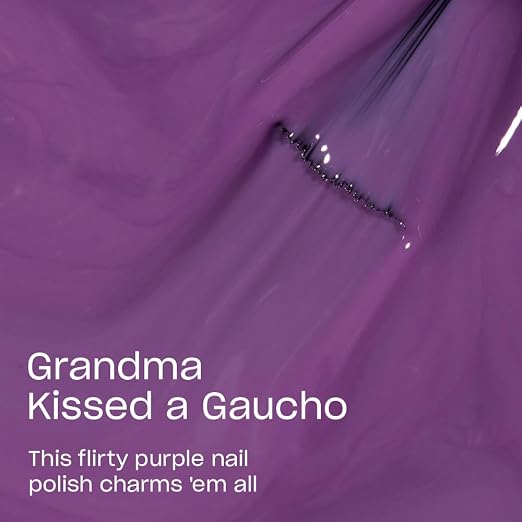 Grandma Kissed a Gaucho | Opaque Dark Purple