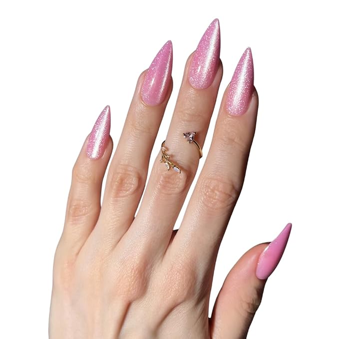 Pink Glitter Stiletto