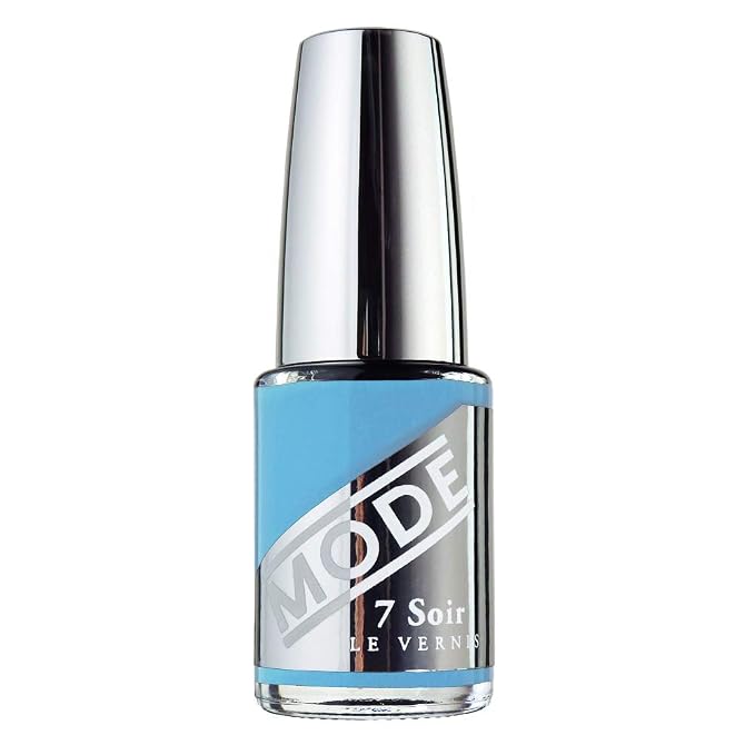 HULLABALOO - Bright Blue Azure with a Cream Finish