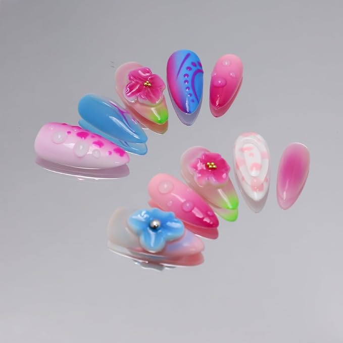 Handmade Almond Nails 40