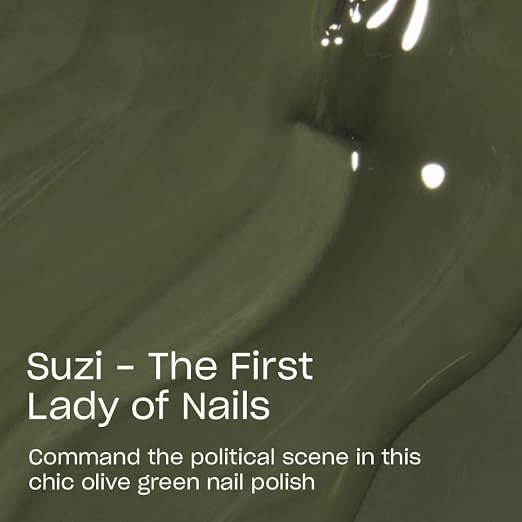 Suzi The First Lady of Nails | Opaque Dark Green