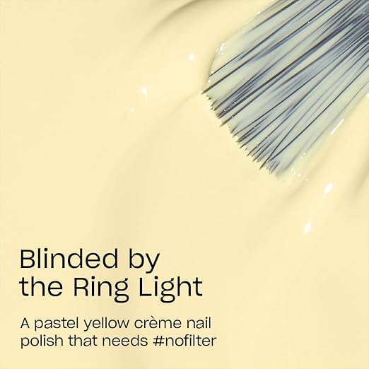 Blinded by the Ring Light | Opaque Soft Yellow