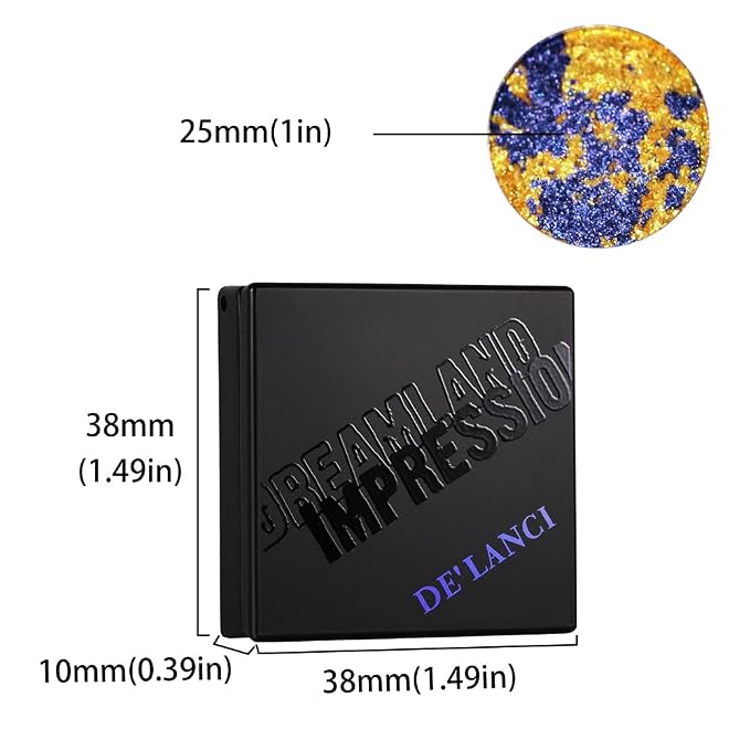 Blue Base with Gold Color
