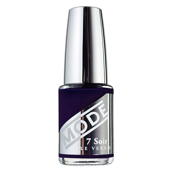 STROKE OF MIDNIGHT - Ultra Dark Blue Violet Purple with a Cream Finish
