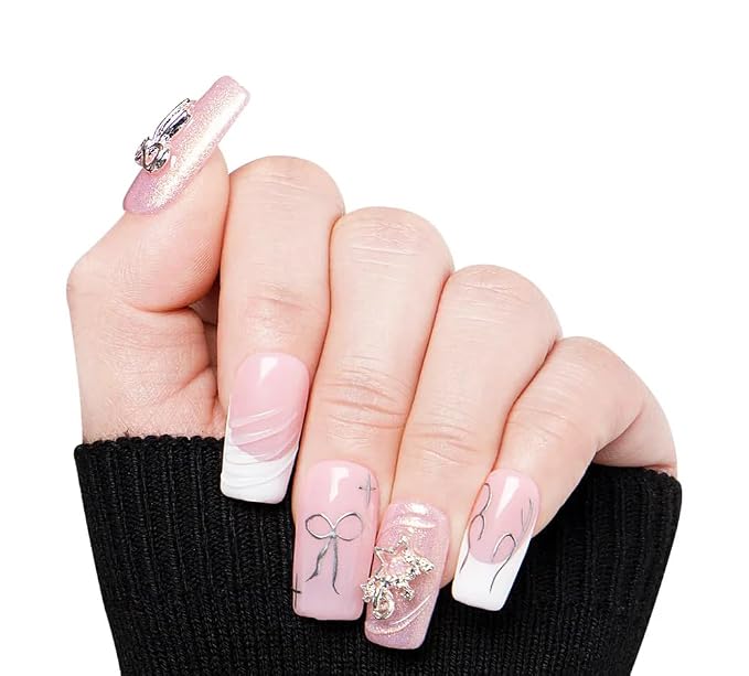 Dazzling Star French Tip