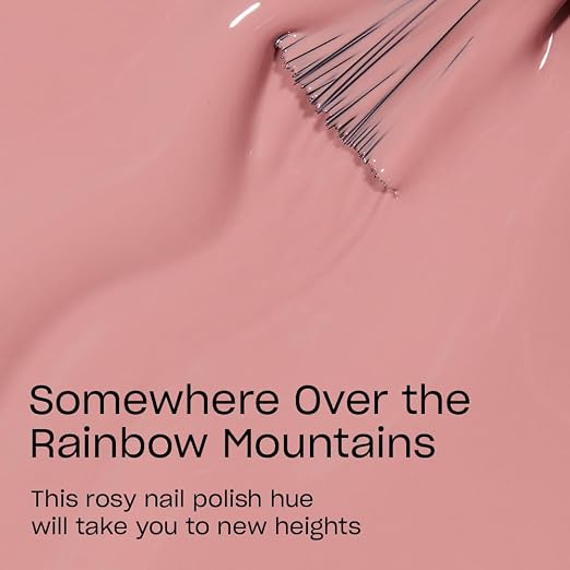 Somewhere Over the Rainbow Mountains | Opaque Soft Pink