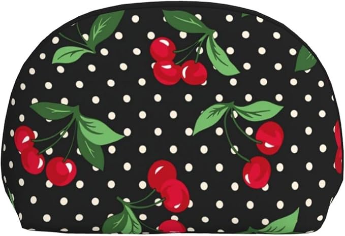 Cherry Black Polka Dot