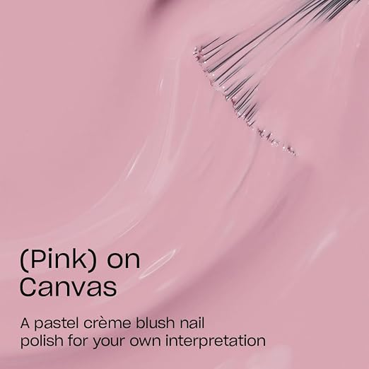 (P) Ink on Canvas | Opaque Light Pink