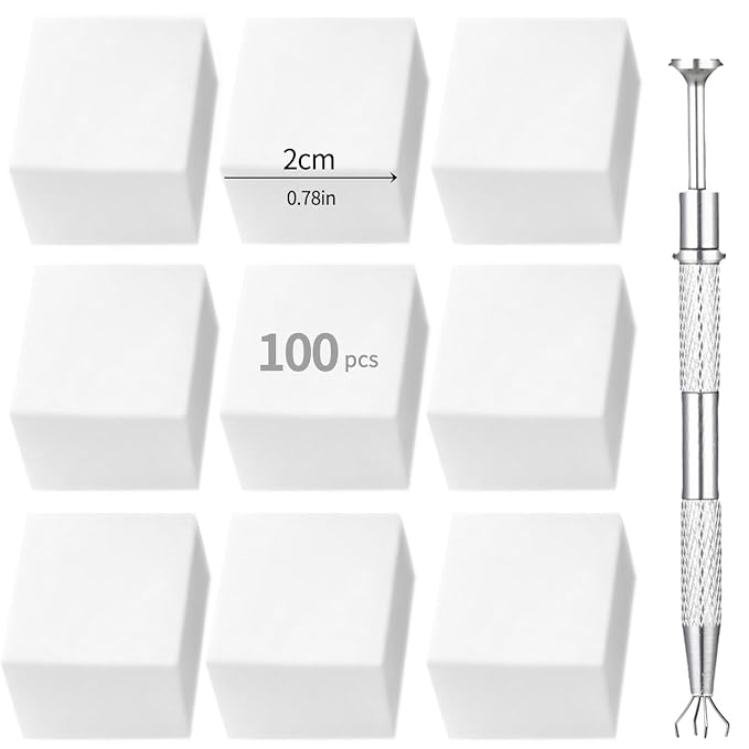 1inch/2CM Big Nail Sponges Set