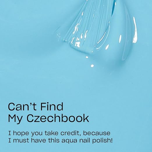 Can’t Find My Czechbook | Opaque Bright Blue