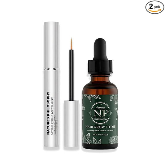 Hair Growth Oil + Eyelash Growth Serum