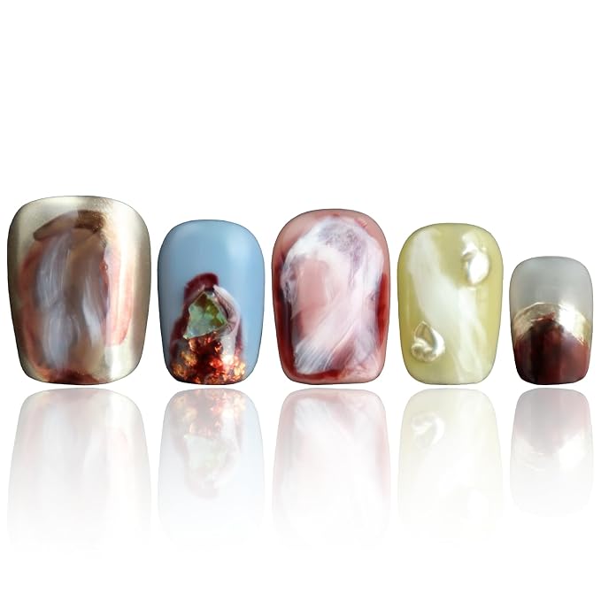 Press on nails brown