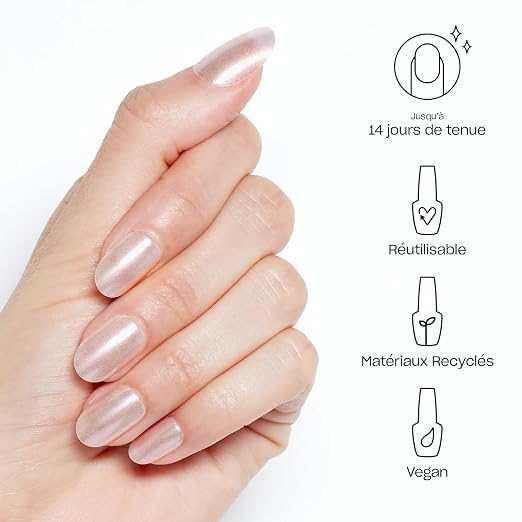 Throw Me a Kiss | Iridescent Beige Pink