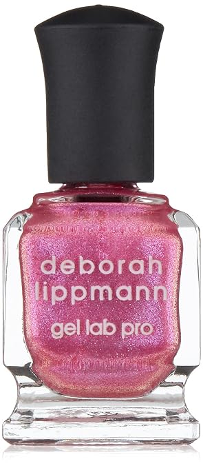 My Shot - semi-sheer hot pink with silver metallic shimmer