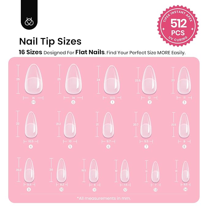 1 - Tipex Nails Only | Medium Almond | 512