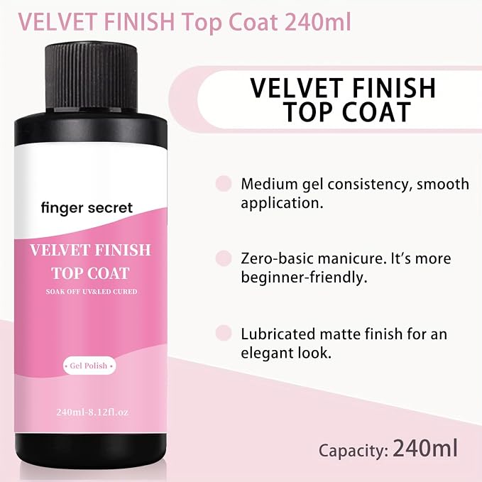 Velvet Finish Top Coat