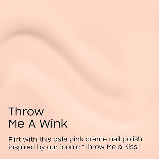 Throw Me a Wink | Sheer Pale Pink Crème