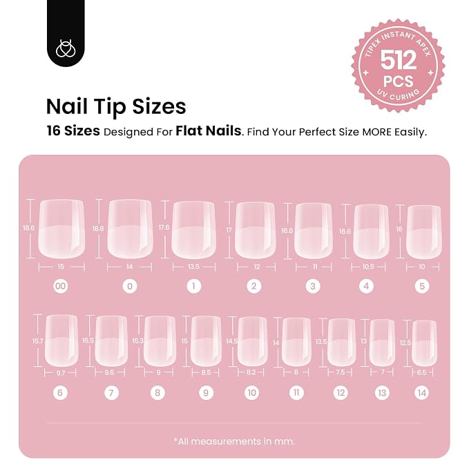 1 - Tipex Nails Only | XS Square | 512