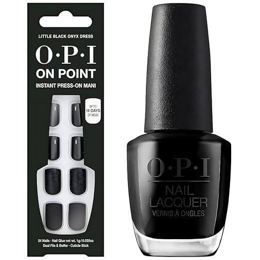 Squoval Black Matte