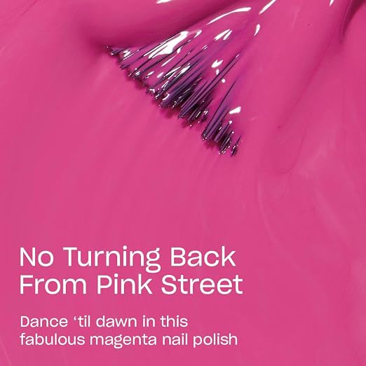 No Turning Back From Pink Street | Opaque Bright Pink