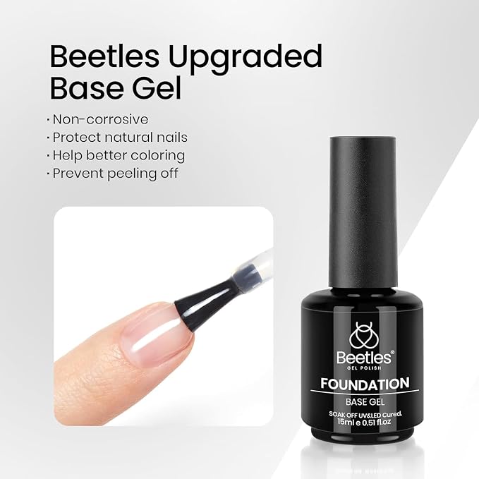 0-1-1 Pcs 15ml top base coat & black gel
