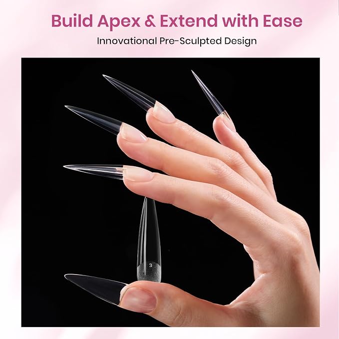 3 - Tipex Nails Kit | Medium Stiletto | 224