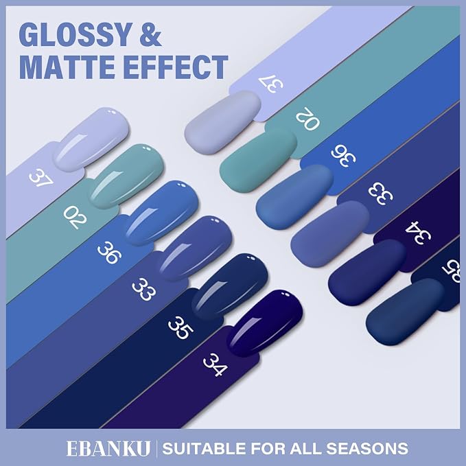 6 Colors-Blue Series
