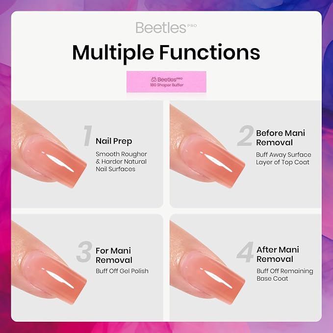 50 Pcs Nail Buffer Block 180 Grit