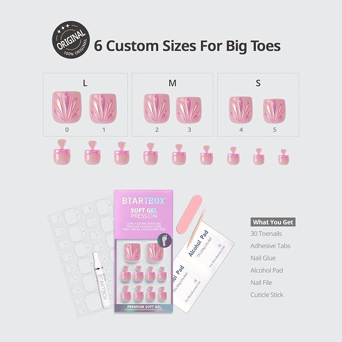 A5-Shell Glow Pedi