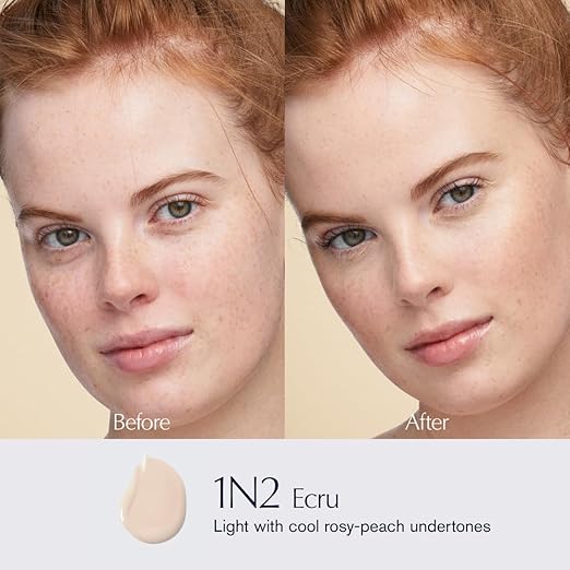 1N2 Ecru - Light with cool rosy-peach undertones